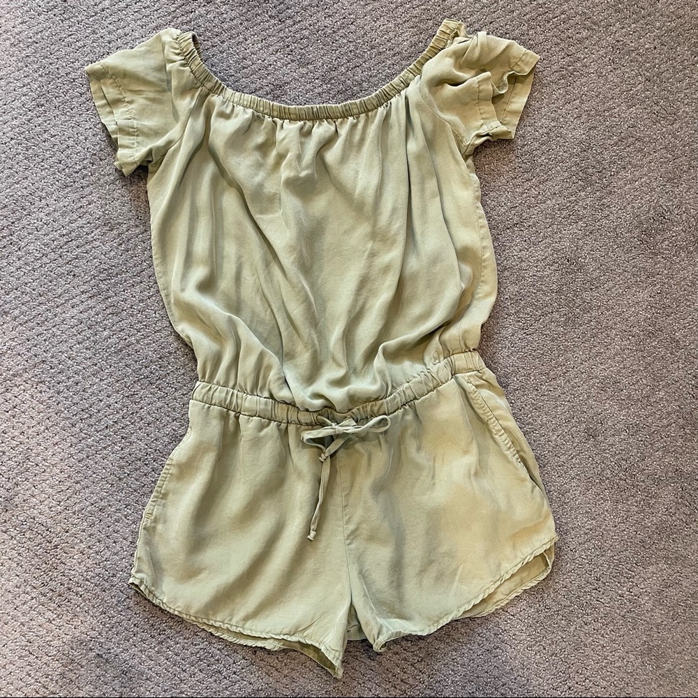Chelsea & Violet off the shoulder romper